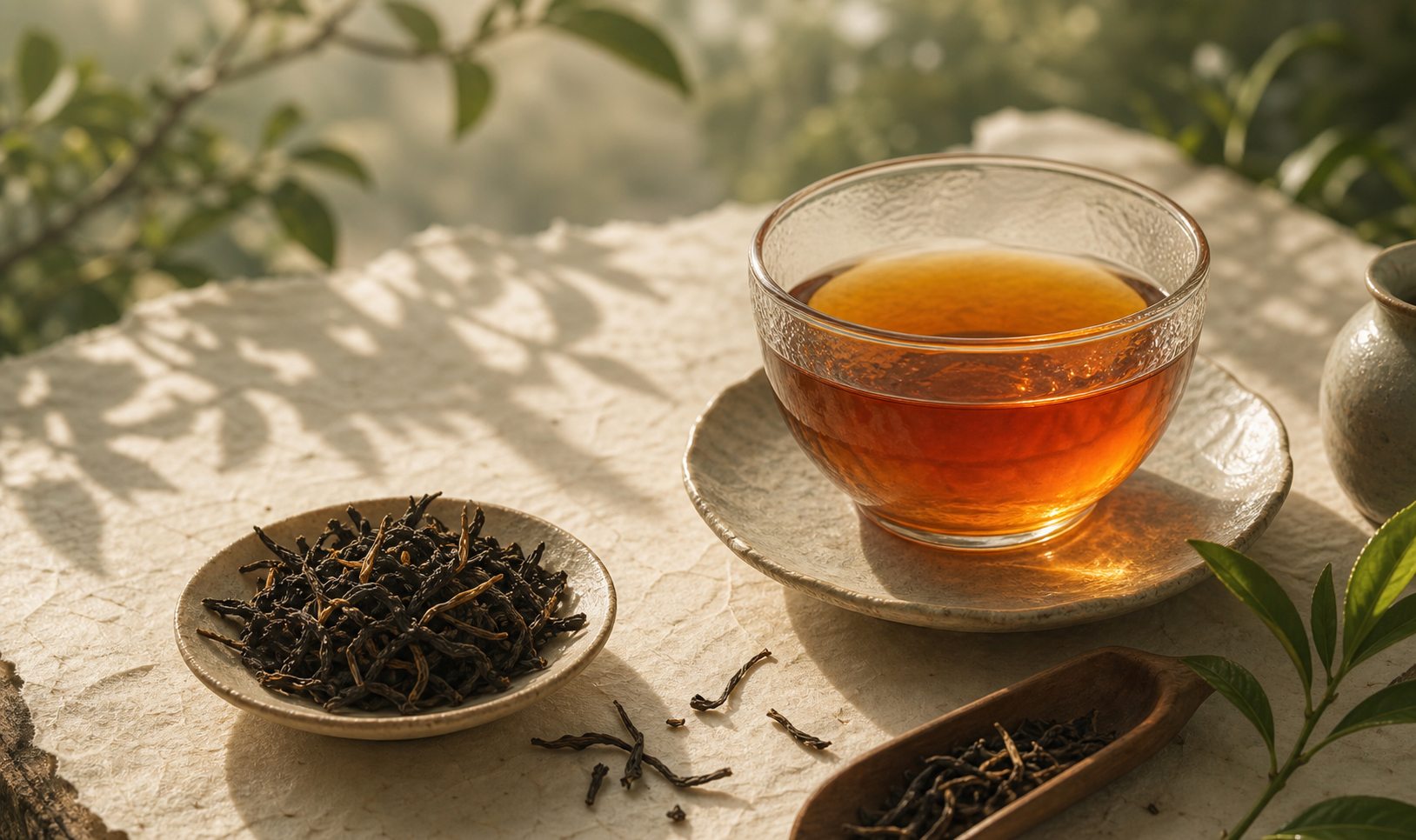 蜜香紅茶茶湯與茶葉，夏季甜香紅茶推薦